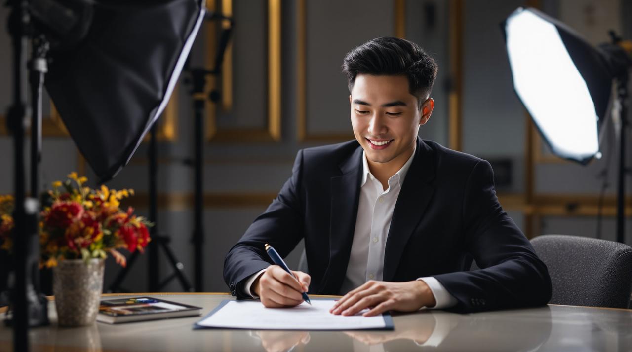 新生代演员苏晨正式签约九色视频，开启全新艺术征程